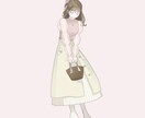 限定半額✿ 魅力的なファッションイラストを描きます フォロワー数23万人ファッションブログで連載中 イメージ7
