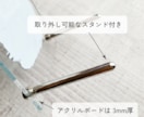 ロゴ入り タッチでSNS 卓上サインボード作ります イベント マルシェで　SNSをスマートにご案内 イメージ3