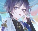 透明感のあるイラスト描きます 動画用サムネやアイコン、グッズ用のミニキャラなどにぜひ！ イメージ2