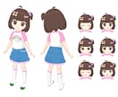 フルスクラッチ3Dモデル制作します 一緒にあなただけの3Dキャラクターモデルを作りませんか イメージ2