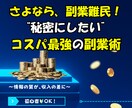 特別セール！情報通プロが“裏ワザ”副業術を教えます 収入の差は、情報の差〜スキマ時間の裏ワザで収入UP！ イメージ1