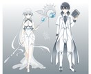 キャラクター立ち絵制作いたします イメージ画、ゲーム制作、TRPG等にご活用ください イメージ3