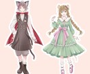 キャラクターの立ち絵、1枚絵など描きます グッズ用イラストや配信、SNSや記念日などに イメージ2