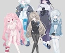 TRPG/ゲーム/配信などの立ち絵を制作いたします 【全身8,000円から】立ち絵を制作いたします。 イメージ3