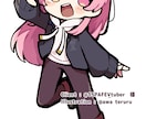 動画などに使えるかわいい3等身立ち絵をお作りします SNSアイコンにも使用可能！みにっともちっとしちゃおう♡⟡. イメージ8