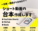 ショート動画台本を作成します 30〜60秒の伝わる台本を制作します イメージ1