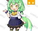 アイコンやヘッダー等に使えるイラストを描きます 3頭身デフォルメの可愛い絵柄が特徴です♪ イメージ3