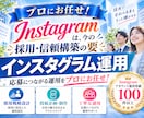 採用に特化 したInstagram運用をいたします 採用の「応募・採用」につながるInstagram運用 イメージ2