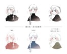 モノクロアンニュイアイコンお描きいたします 【残り1名様限定価格】シンプルなイラストがお好きな方へ。 イメージ5