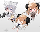 商用利用無料！デフォルメ・SDイラスト描きます グッズに最適！Vtuberさんや、活動者さんにおすすめです！ イメージ6