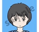証明写真風アイコン描きます インスタやTikTokなどのSNSアイコンに！ イメージ5