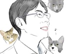 大人な•キレイめ似顔絵作成します お写真をもとにやわらかく上品な雰囲気の似顔絵をお描きします イメージ9
