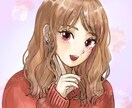 淡い雰囲気で目を引くアイコン描きます 商用可／背景透過データ付き／片手ポーズや文字入れ無料 イメージ5