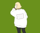 あなたのシンプルイラストを作成します 提出いただいた写真を元に人物イラストを描きます！ イメージ1