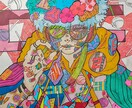 昔風のような個性的な絵を描きます アナログならではの絵をここに!観賞用の原画やデータなど! イメージ2