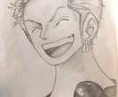 大好きなキャラの画像を部屋飾れるサイズに模写します ゲーム、アニメ、キャラクターをお部屋に飾りたい方 イメージ6