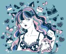 コンカフェグッズのイラスト描きます グッズやアイコン、サムネイルに使えるイラストを描きます！ イメージ2