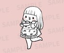 シュールなぶすのアイコンお描きします シンプル、シュール、ゆるかわ、ぶすかわがお好きな方に イメージ8