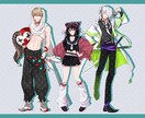 魅力的なTRPG/Vtuber立ち絵描きます TRPG/動画/ゲーム、相談次第で対応します！ イメージ4