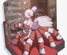 立ち絵(Vtuber/TRPG等)を制作いたします 商用利用も可能な全身立ち絵！差分、パーツ分けも対応可！ イメージ5
