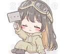 クレヨン風ゆるふわイラスト制作します 自分だけのアイコン、待受、トーク背景を★多様性あり！ イメージ8