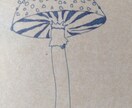 ボールペンで植物、海の生き物のイラスト描きます ワンポイントのイラスト描きます イメージ2