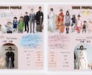 丸投げOK◎結婚式プロフィールブック作ります 最短2週間×修正無制限×フルオーダーメイド×卒花制作 イメージ3