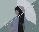 シンプルで綺麗なイラストを作成します 追加料金なし◎個人Vtuberさん向け！アイコンなどにも イメージ3