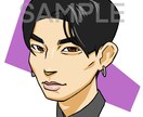 SNS用のアイコン似顔絵描きます 似ていてポップな似顔絵、低価格で描きます！ イメージ2