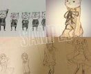 ゆるっと似顔絵、イラスト描きます 細かい指定も大歓迎！トプ画、お誕生日などに！ イメージ2