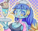 ポップでカラフルなSNSアイコン描きます 顔～バストアップのイラスト（キャラデザもOK） イメージ2