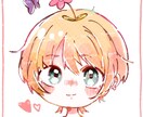 おめめがきゅるきゅるな女の子のイラスト描きます ふわふわな絵柄で色使いの魅力的なイラストです♡ イメージ3