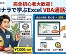 初心者歓迎！通話でExcel VBA講座します 60分で不安解消！初学者から開発レベルへプロが直接指導します イメージ1