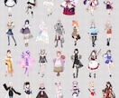 Vtuber、VRChat向け3Dモデル制作します blender、Vroidで作成いたします。 イメージ3