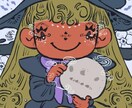 ミニキャライラスト・アイコンを製作します ハロウィンを愛する絵描きがレトロチックな作品をお描きします！ イメージ5