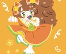 ふんわりイラスト3点セット描きます アイコンや挿絵などでイラストをお探しの方 イメージ5