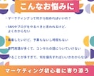 まずはココカラ！初めてのマーケ戦略壁打ちいたします マーケティング初心者に寄り添い、実行プランまで伴走いたします イメージ2