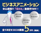 ビジネス向けアニメーション動画制作承ります 面倒なシナリオ作成やナレーション挿入も全てコミコミ5万円！ イメージ1