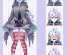 TRPG等に使えるキャラクター立ち絵を描きます キャラデザから一緒に考えていきます イメージ5
