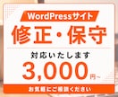 WordPressサイトの修正・保守対応いたします ホームページの更新・カスタマイズ・制作後のお困りごと相談 イメージ1