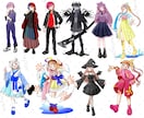 かわいい・かっこいい立ち絵を制作します オリジナル立ち絵を心を込めて制作いたします！ イメージ5