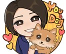 あなたとペットとの似顔絵お描きします 大切なペットや大好きな動物との2ショットをイラスト化します！ イメージ1