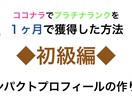 ココナラでプラチナを１ヶ月で獲得した方法を教えます 約１ヶ月でプラチナを獲得するために行った全てを公開…！ イメージ3