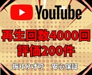 YouTube再生回数＆評価が増えるまで宣伝します ⚡️再生回数+4000回と評価+200件➡1,500円⚡️ イメージ1