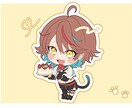 ミニキャラのイラスト作成いたします アイドルの生誕祭やvtuberさんのグッズ用など イメージ1