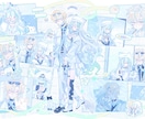 夢絵向けのイラストをお好みに合わせてお描きします 動作の指定やテーマの自由なリクエストにも対応可能です。 イメージ1