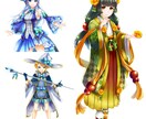 キャラクターの立ち絵を制作します 太ももまで（6000円）or全身（10000円）になります イメージ1