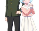 商用OK！かわいい感じのアニメ風イラストを描きます 多用途OK！SNS/ブログ/挿絵/アイコン/ビジネス イメージ3