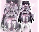 かわいくてかっこいい立ち絵を描きます 細かい装飾や衣装デザインもお任せください❣️❣️ イメージ1