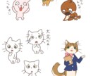 ゆるふわ系人物イラスト作成いたします ふんわり系イラストを広告やお名刺などに、似顔絵に イメージ5